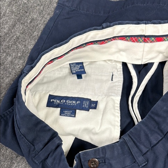 Polo by Ralph Lauren Blue Flat Front Shorts - Picture 2 of 5